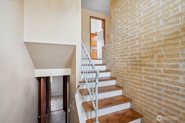view of stairs