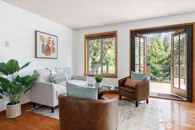 1069 Honeymoon Lake Dr, Greenbank, WA 98253 - living area with light wood-style floors