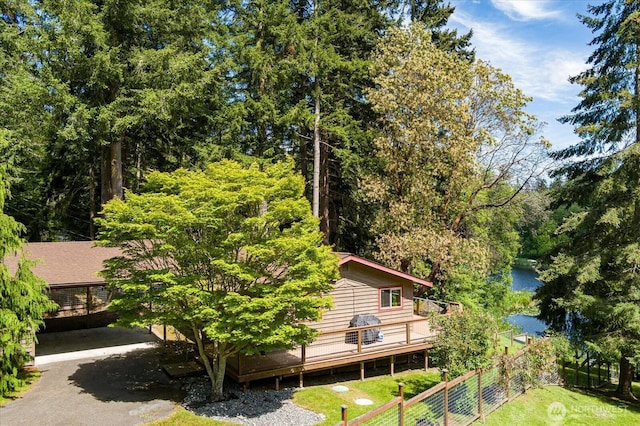 1069 Honeymoon Lake Dr, Greenbank, WA 98253 - view of subject property with a nearby body of water