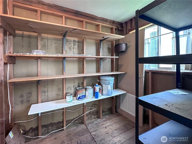 view of storage room
