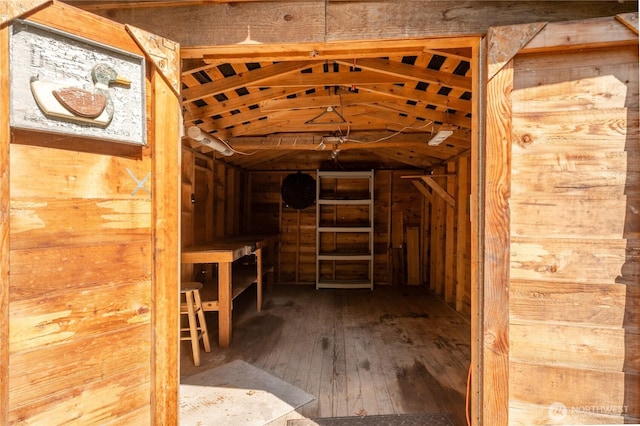view of storage