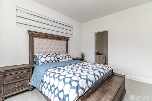 6318 230th Avenue Ct E, Buckley, WA 98321 - bedroom featuring connected bathroom and light carpet