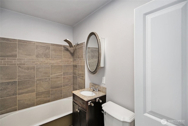 240 Willow St, Bremerton, WA 98310 - full bath featuring vanity, shower / tub combination, and toilet