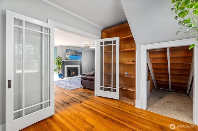 1812 N Pearl St, Centralia, WA 98531 - interior space featuring wood finished floors and crown molding