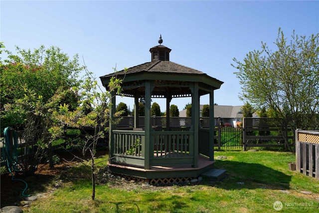 30 Savanna Soleil Way, Sequim, WA 98382 - view of yard with a gazebo