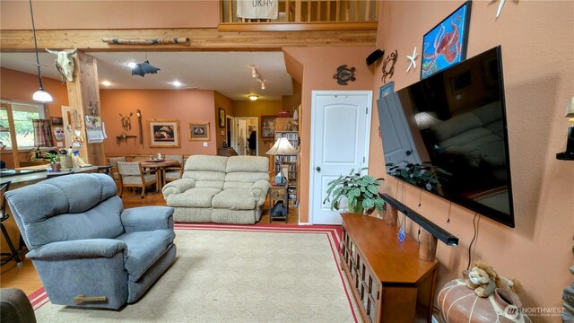 view of living area