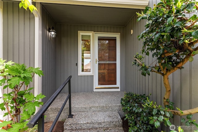 view of property entrance