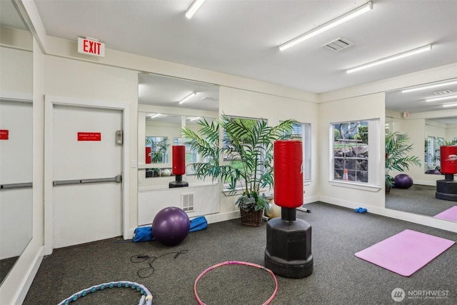16817 Larch Way Unit B202, Lynnwood, WA 98037 - exercise room with visible vents and baseboards