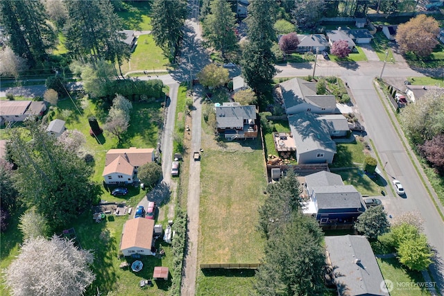drone / aerial view featuring a residential view