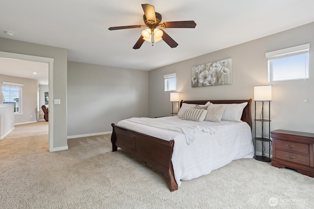 25510 SE 275th Pl, Maple Valley, WA 98038 - carpeted bedroom with baseboards and ceiling fan
