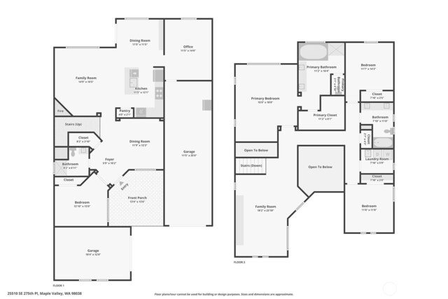25510 SE 275th Pl, Maple Valley, WA 98038 - home floor plan