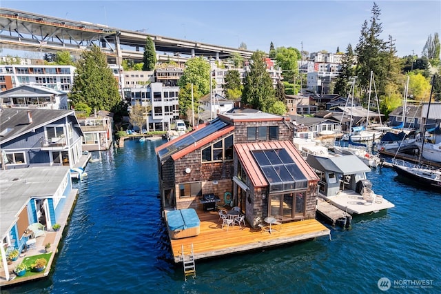 3123 Fairview Ave E Unit 2, Seattle, WA 98102 - dock area featuring a water view