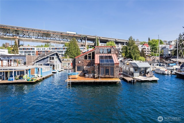3123 Fairview Ave E Unit 2, Seattle, WA 98102 - view of dock featuring a water view