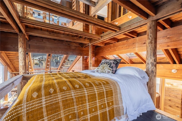 3123 Fairview Ave E Unit 2, Seattle, WA 98102 - bedroom featuring wooden walls