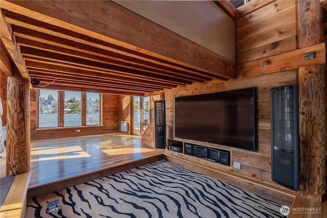 3123 Fairview Ave E Unit 2, Seattle, WA 98102 - unfurnished living room featuring wooden walls