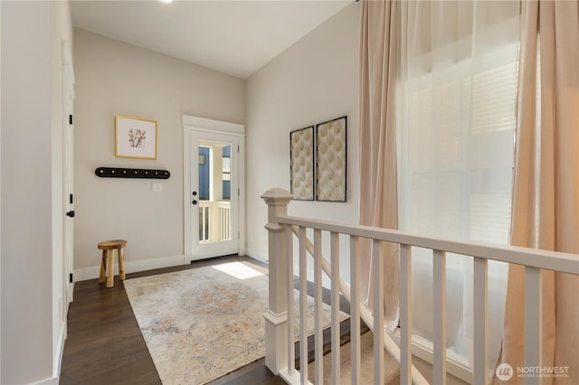 421 Malden Ave E, Seattle, WA 98112 - foyer entrance with dark wood finished floors and baseboards