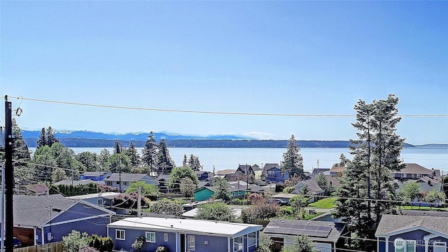 152 Henning Dr, Camano Island, WA 98282 - water view with mountains and nearby suburban area