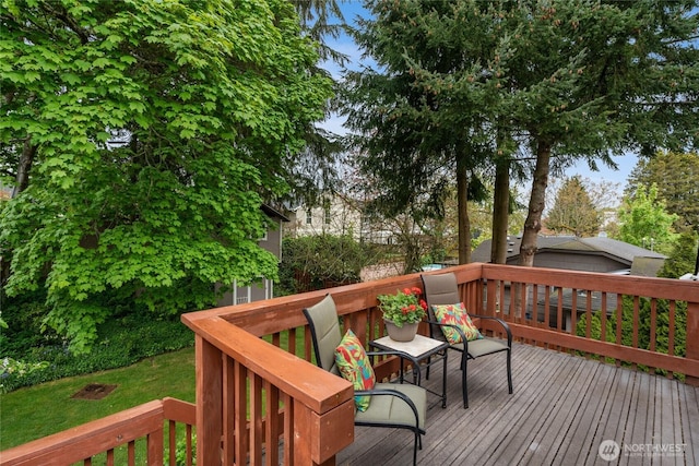 view of deck