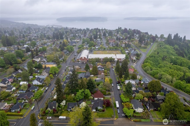 birds eye view of property featuring a residential view
