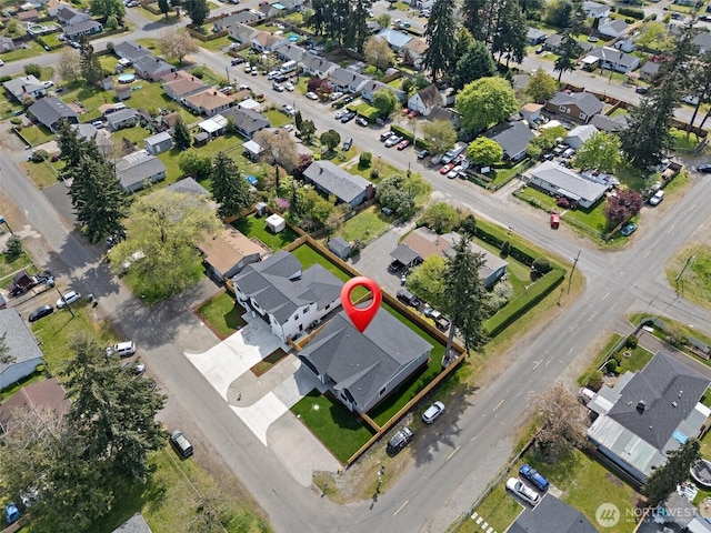 1322 114th St S, Tacoma, WA 98444 - bird's eye view with a residential view