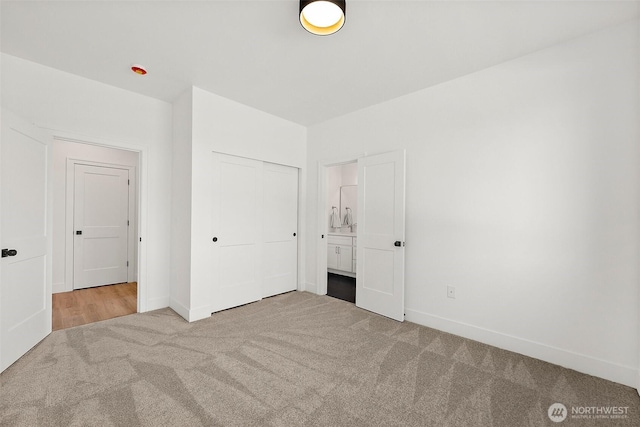 1322 114th St S, Tacoma, WA 98444 - unfurnished bedroom featuring carpet floors, baseboards, and a closet