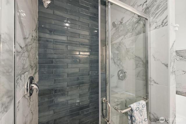 1322 114th St S, Tacoma, WA 98444 - bathroom featuring a marble finish shower