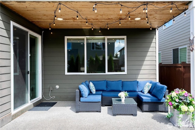 3804 193rd Pl SE, Bothell, WA 98012 - view of patio with fence and an outdoor living space