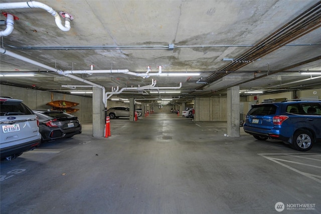 view of parking deck