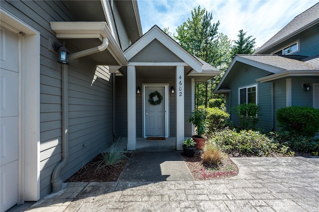 view of property entrance