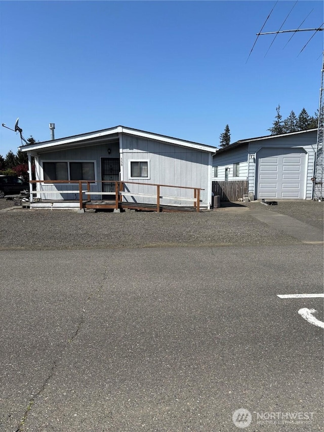 9101 Steilacoom Rd SE Unit 158, Olympia, WA 98513 - manufactured / mobile home featuring an outdoor structure