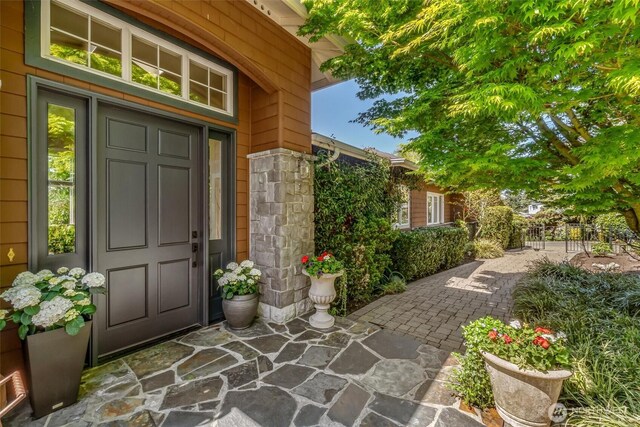 view of entrance to property