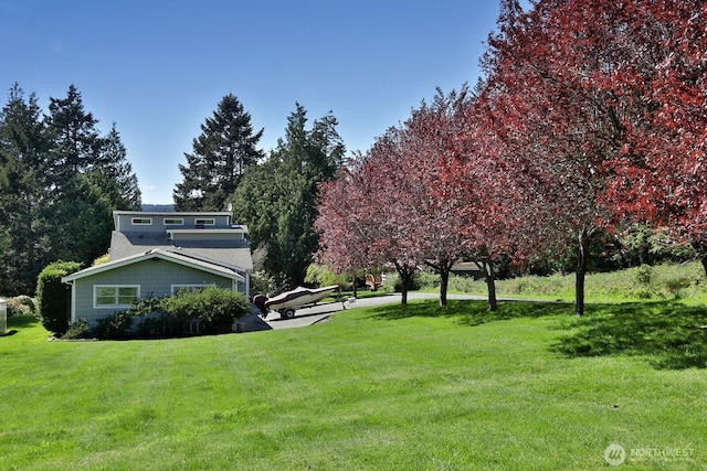 view of yard