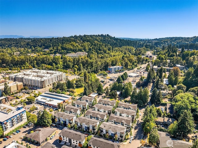 aerial view with a view of trees