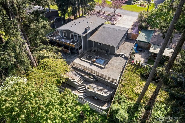 aerial view