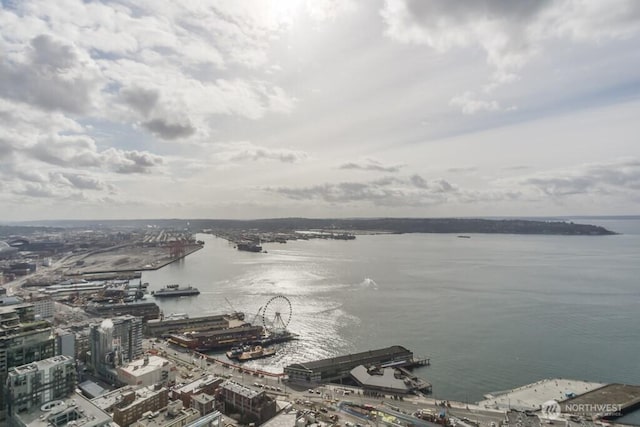 121 Stewart St Unit 905, Seattle, WA 98121 - water view with nearby urban area