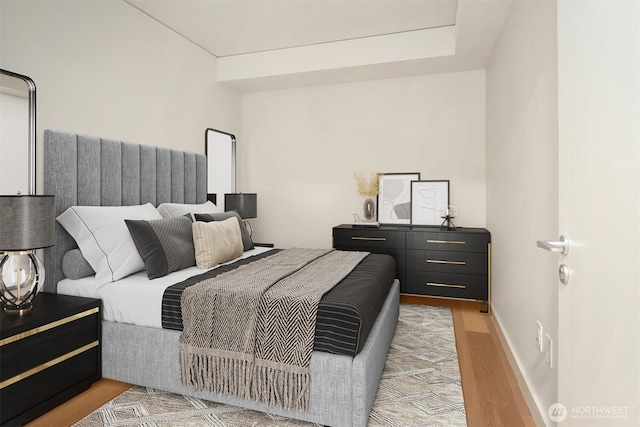 121 Stewart St Unit 905, Seattle, WA 98121 - bedroom featuring light wood finished floors
