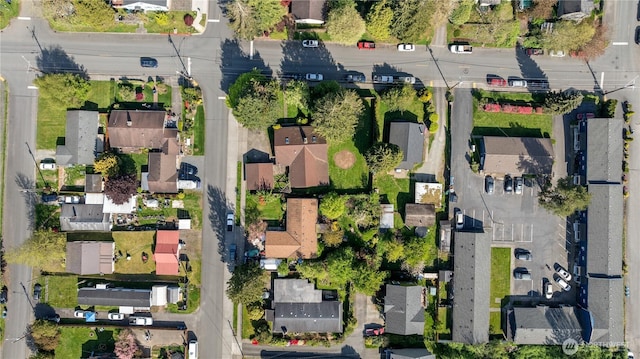 drone / aerial view featuring a residential view