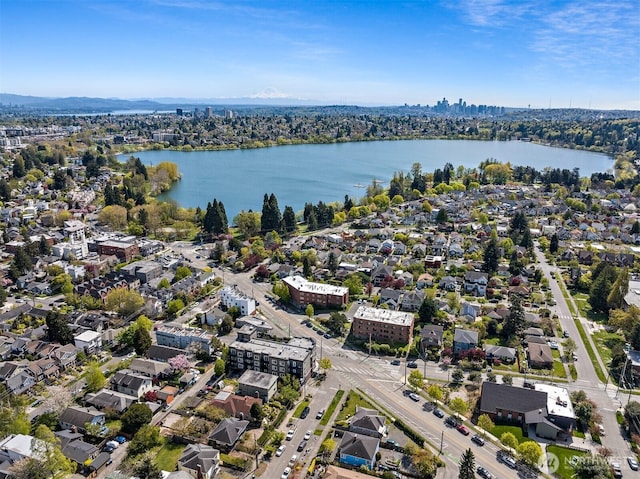 1400 N 80th St, Seattle, WA 98103 - drone / aerial view featuring a water view