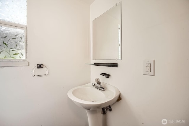 bathroom with a sink