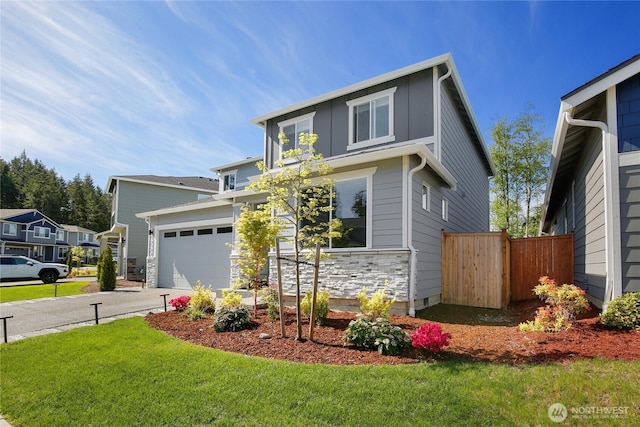 22125 Jameson Ave NW, Poulsbo, WA 98370 - view of front of home featuring driveway and stone siding