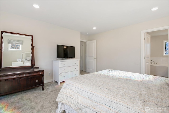 22125 Jameson Ave NW, Poulsbo, WA 98370 - bedroom with light carpet and recessed lighting