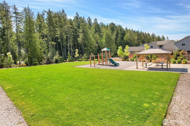 22125 Jameson Ave NW, Poulsbo, WA 98370 - view of grassy yard featuring a gazebo