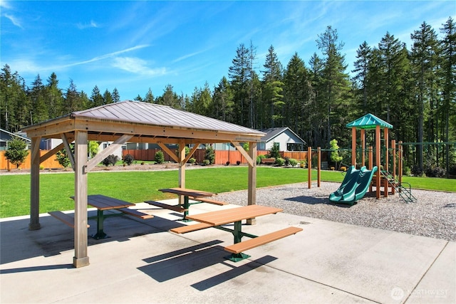 22125 Jameson Ave NW, Poulsbo, WA 98370 - community playground featuring a gazebo