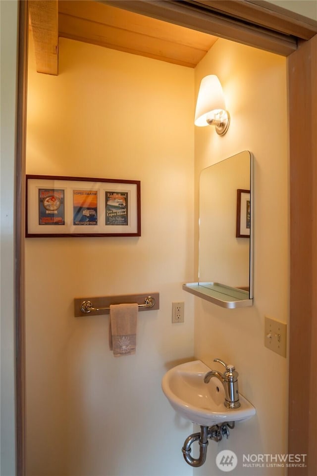 bathroom with a sink