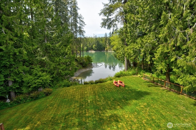 41 SE Wildcat Cove Rd, Shelton, WA 98584 - water view featuring fence