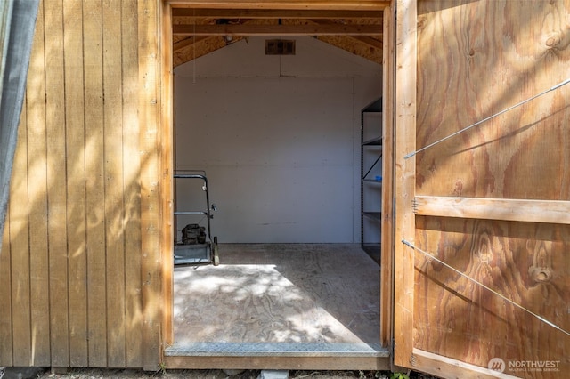 view of stable