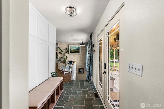 780 10th St NE, East Wenatchee, WA 98802 - mudroom with dark stone finish flooring