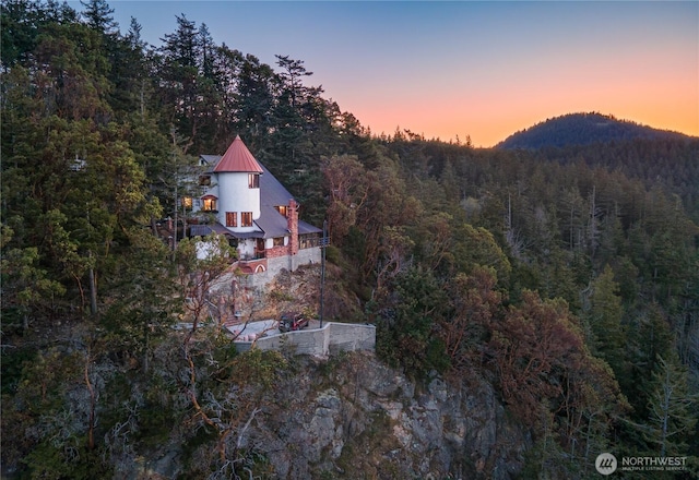 4385 Wildwood Ln, Anacortes, WA 98221 - view of property location with a heavily wooded area