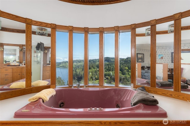 4385 Wildwood Ln, Anacortes, WA 98221 - ensuite bathroom with a tub with jets