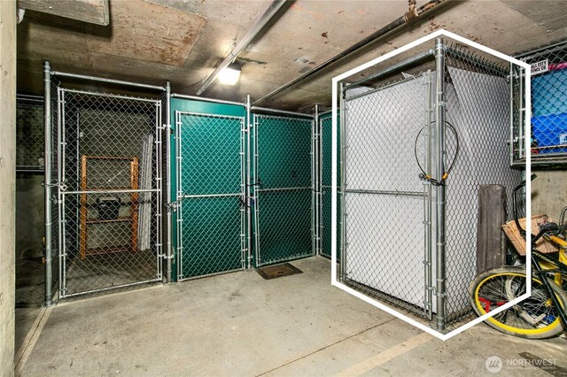 view of storage room